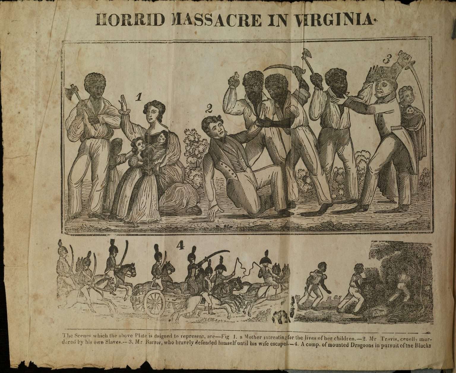 Nat Turner’s slave rebellion in 1831. Nat Turner’s slave rebellion in 1831.