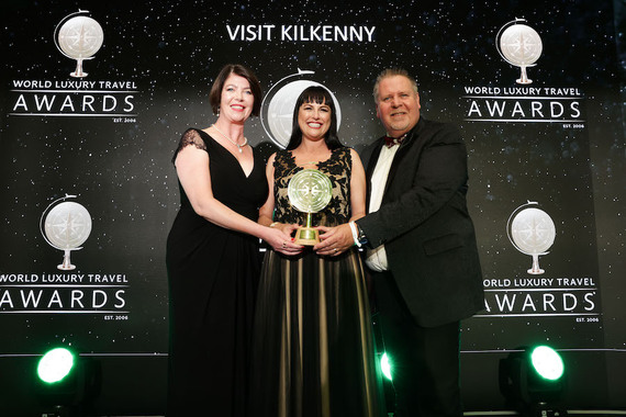 Visit Kilkenny is presented with the Cultural Destination award at the  2024 World Travel Awards.
