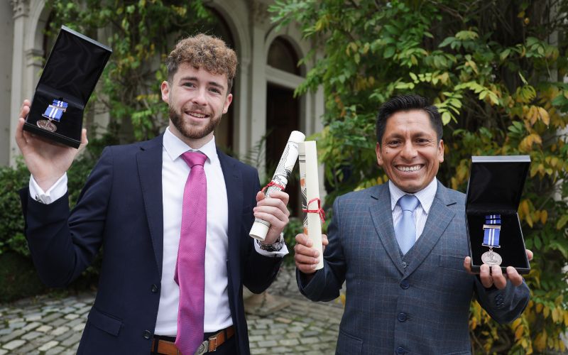 Aaron O'Callaghan and Carlos Amaya. Aaron O'Callaghan and Carlos Amaya.