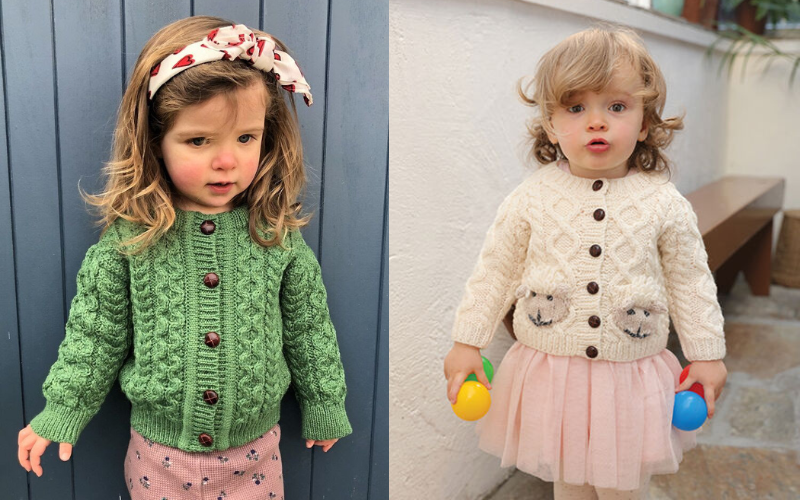 The Sweater Shop's Aran knitwear for kids