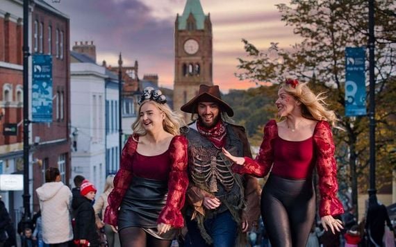 Halloween in Derry. Image: Tourism Ireland. Halloween in Derry. Image: Tourism Ireland.