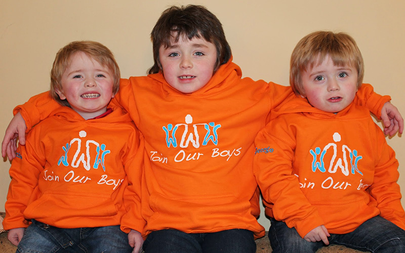 Archie, George and Isaac Naughton. Archie, George and Isaac Naughton.