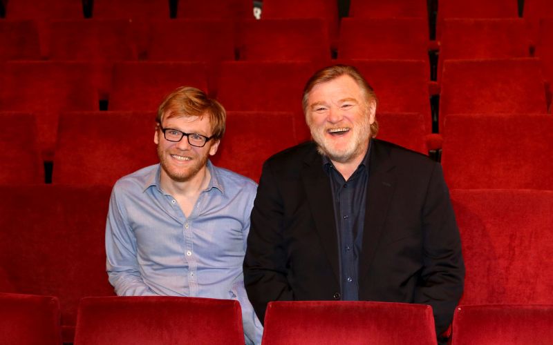 Brian and Brendan Gleeson. Brian and Brendan Gleeson.