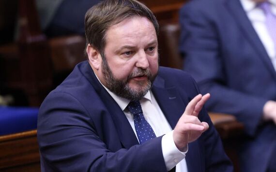 January 22, 2025: TD Padraig Mac Lochlainn in the Dail Eireann. (Houses of the Oireachtas, Flickr) January 22, 2025: TD Padraig Mac Lochlainn in the Dail Eireann. (Houses of the Oireachtas, Flickr)