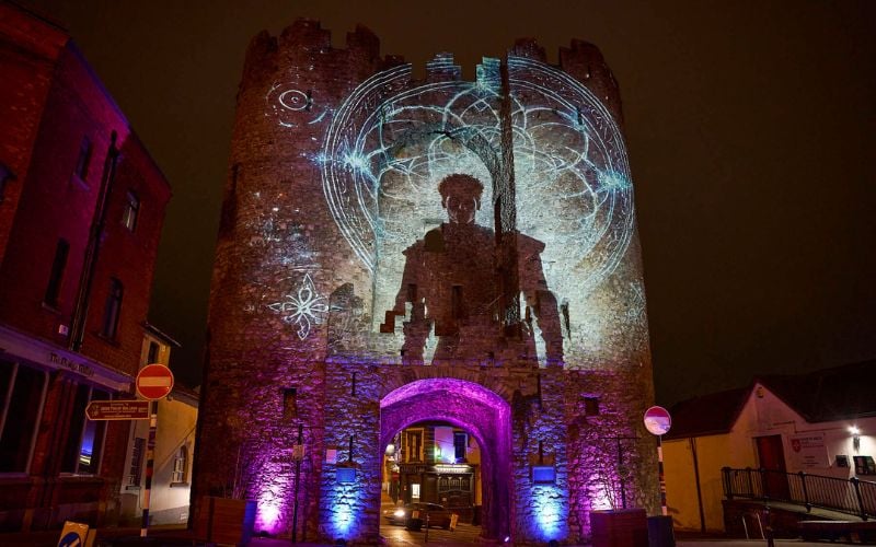 2024 Lú Festival of Light - Saint Laurence Gate, Drogheda, Co Louth. (Ireland's Content Pool) 2024 Lú Festival of Light - Saint Laurence Gate, Drogheda, Co Louth. (Ireland's Content Pool)