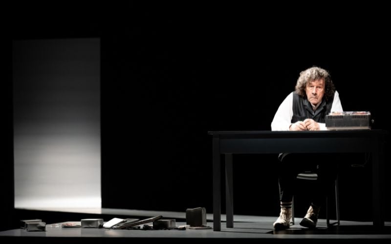 Stephen Rea in "Krapp's Last Tape." (Greg Kessler) Stephen Rea in "Krapp's Last Tape." (Greg Kessler)