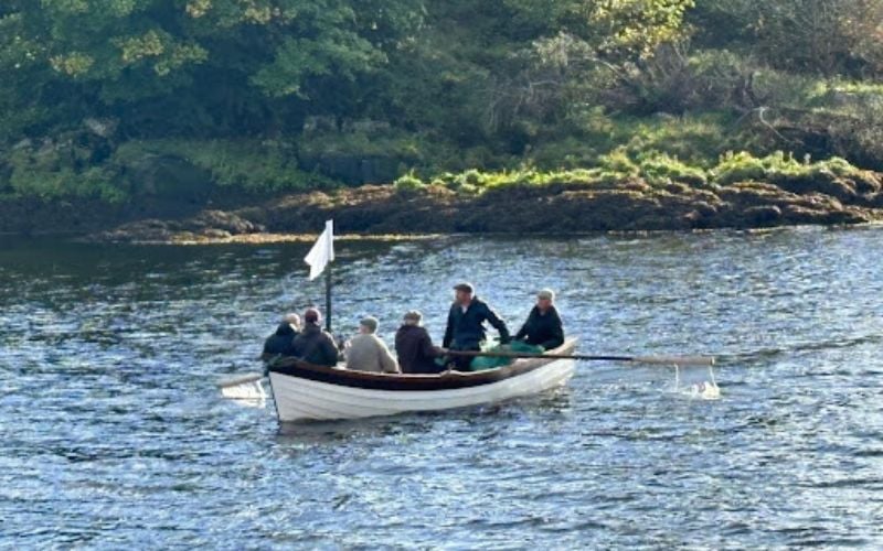 Behind the scenes of "The Kildoney Men." (Courtesy of Daragh Goan) Behind the scenes of "The Kildoney Men." (Courtesy of Daragh Goan)
