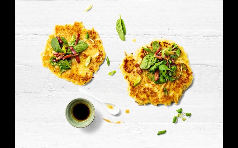 Classic Irish Boxty Potato with Side Salad recipe from Bord Bia. Classic Irish Boxty Potato with Side Salad recipe from Bord Bia.