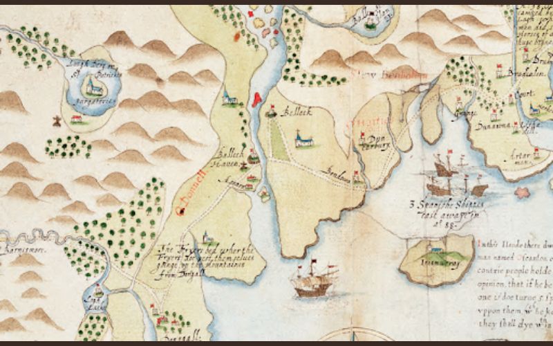 A part of Baxter's map. A part of Baxter's map.