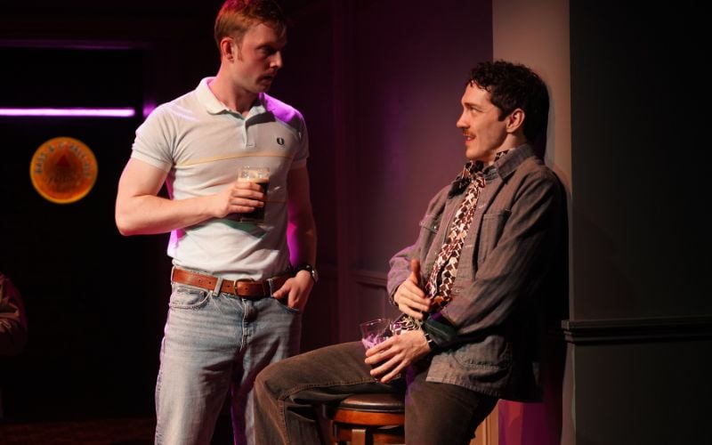 Harrison Tipping and Daniel Marconi in Irish Rep's 2025 production of "The Honey Trap." (Carol Rosegg) Harrison Tipping and Daniel Marconi in Irish Rep's 2025 production of "The Honey Trap." (Carol Rosegg)