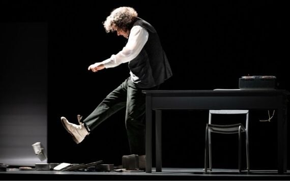 Stephen Rea in "Krapp's Last Tape." (Greg Kessler) Stephen Rea in "Krapp's Last Tape." (Greg Kessler)