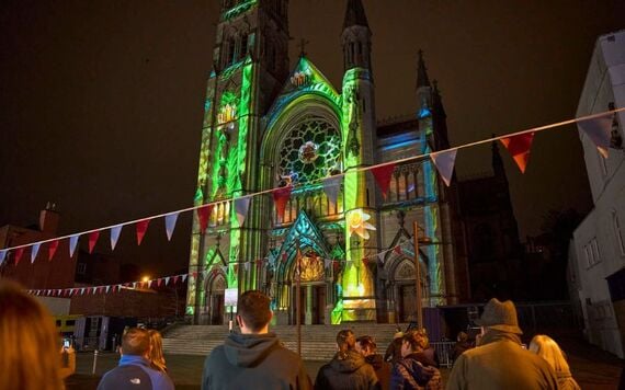 Lú Festival of Light in Drogheda. Lú Festival of Light in Drogheda.