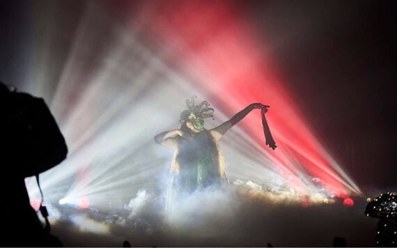 A performance at the Puca Festival. A performance at the Puca Festival.
