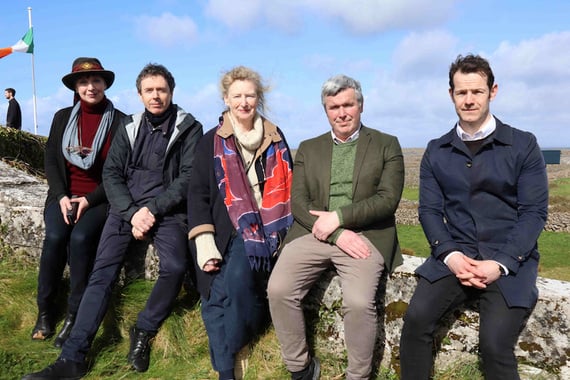 Architects Elizabeth Hatz, Peter Cody, Mary Laheen, Peter Carroll and Joseph Macken. (TG4)