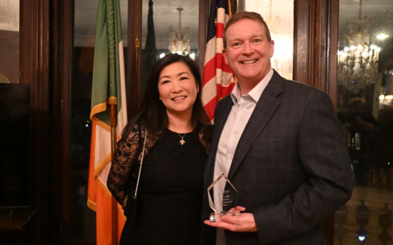 Outstanding community service award - Michael Breen.