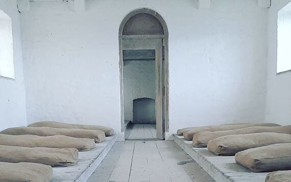 Inside the Portumna Workhouse.