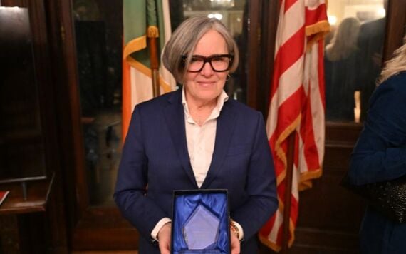 Human rights defender award - Anna Marie Gallagher.