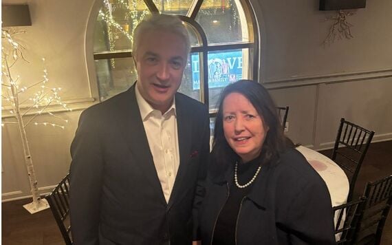 Consul General Angley and Siobhan Dennehy. Consul General Angley and Siobhan Dennehy.