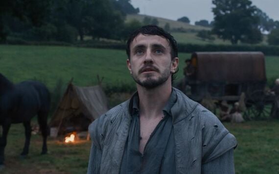 Paul Mescal as William Shakespeare in "Hamnet".