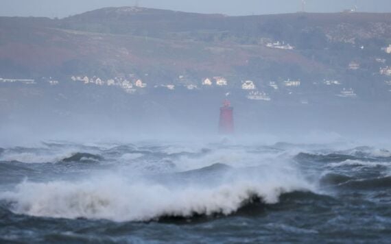 Wild seas during Storm Bram crash against Poolbeg Lighthouse, in Dublin. Wild seas during Storm Bram crash against Poolbeg Lighthouse, in Dublin.
