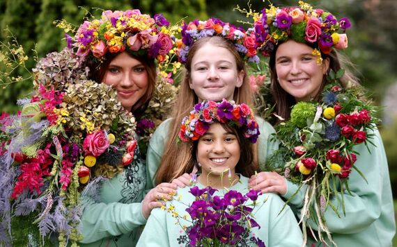 Celebrating St. Brigid's Day.