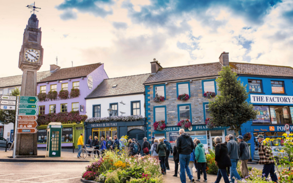 Westport town, County Mayo.