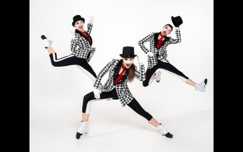 "Taking the Mick" - Anna Gorman, Lydia Fredrick, Abigail Graham-Luke. (Michelle Reid) "Taking the Mick" - Anna Gorman, Lydia Fredrick, Abigail Graham-Luke. (Michelle Reid)