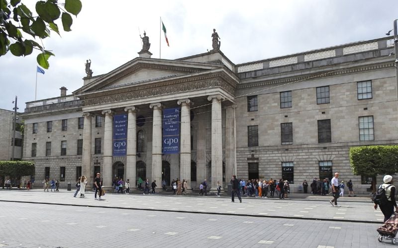 Dublin's General Post Office (GPO) on O'Connell Street. (Getty Images) Dublin's General Post Office (GPO) on O'Connell Street. (Getty Images)