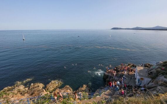 Views from the Vico Baths. Views from the Vico Baths.