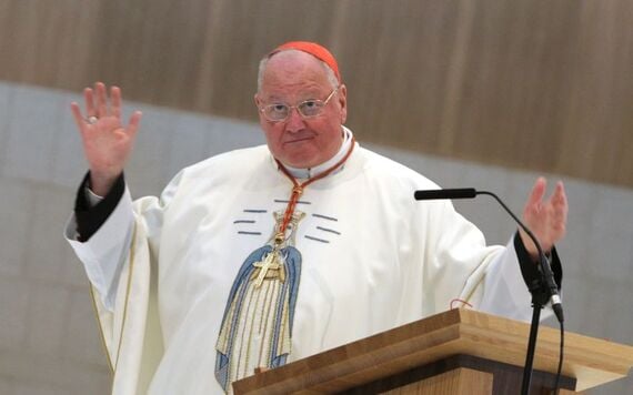 Cardinal Dolan at Knock Shrine in Co Mayo in 2015. (RollingNews.ie)