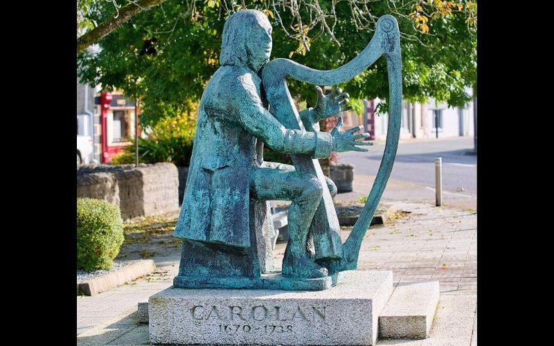 Statue of Turlough O'Carolan in Co Leitrim. (Leitrim Tourism) Statue of Turlough O'Carolan in Co Leitrim. (Leitrim Tourism)