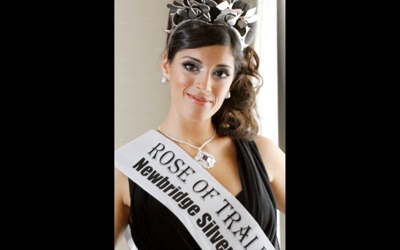 Clare Kambamettu as the Rose of Tralee. (RollingNews.ie) Clare Kambamettu as the Rose of Tralee. (RollingNews.ie)