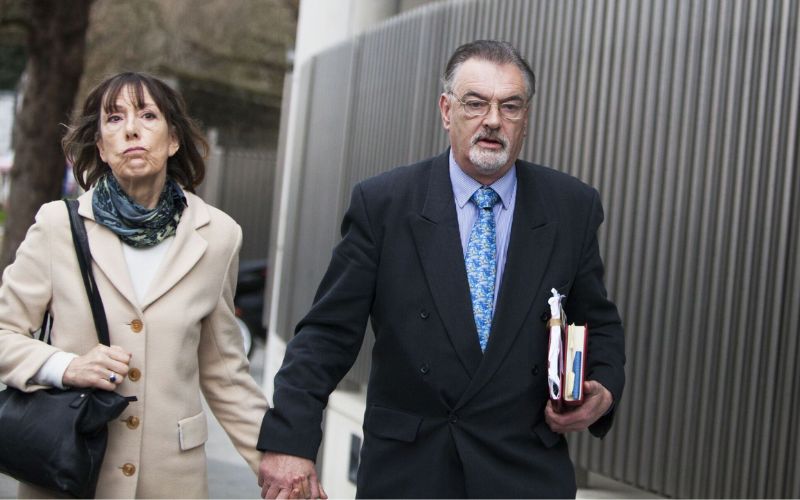 Jules Thomas, his ex-partner and Ian Bailey. Jules Thomas, his ex-partner and Ian Bailey.