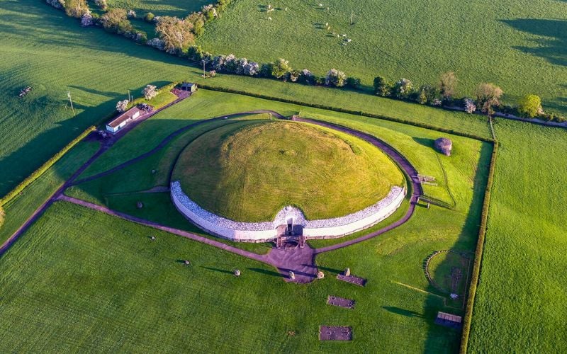 An aerial view of the Newgrange Monument, Boyne Valley, Co Meath. (Ireland's Content Pool) An aerial view of the Newgrange Monument, Boyne Valley, Co Meath. (Ireland's Content Pool)