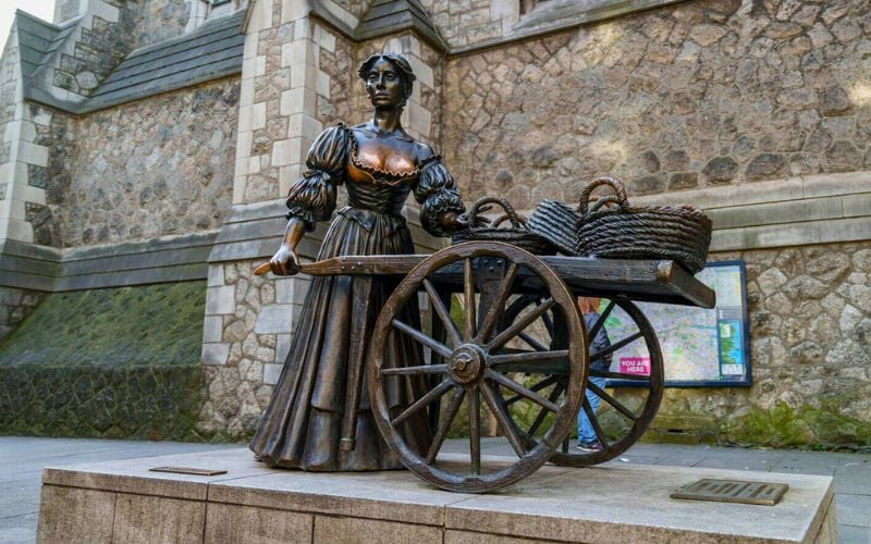 Molly Malone Statue, Suffolk St, Dublin City. (Ireland's Content Pool) Molly Malone Statue, Suffolk St, Dublin City. (Ireland's Content Pool)