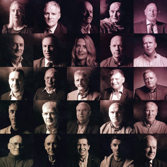 A selection of contributors to 'Hell for Leather - The Story of Gaelic Football.'