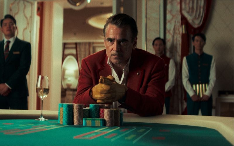Colin Farrell in "Ballad of a Small Player." (Netflix) Colin Farrell in "Ballad of a Small Player." (Netflix)