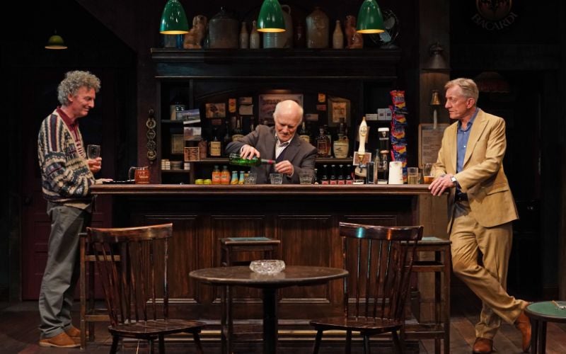 John Keating, Dan Butler, and Sean Gormley in Irish Rep's 2025 production of "The Weir." (Carol Rosegg)John Keating, Dan Butler, and Sean Gormley in Irish Rep's 2025 production of "The Weir." (Carol Rosegg) John Keating, Dan Butler, and Sean Gormley in Irish Rep's 2025 production of "The Weir." (Carol Rosegg)