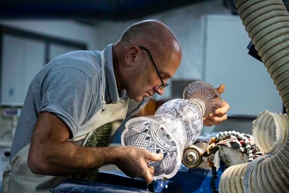Master Patrick Browne at The House of Waterford Crystal, The Mall, Waterford City. (Ireland's Content Pool)