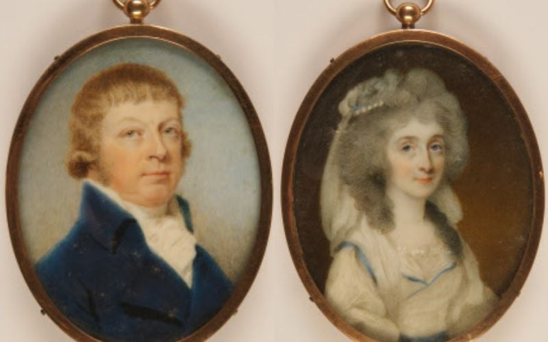 1st Earl of Enniskillen c. 1790 and Countess of Enniskillen c.1785. 1st Earl of Enniskillen c. 1790 and Countess of Enniskillen c.1785.