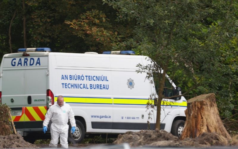 September 18, 2025: The Garda Technical Bureau investigate the scene in Donabate, north Dublin, where skeletal remains believed to be those of Daniel Aruebose were found. (RollingNews.ie) September 18, 2025: The Garda Technical Bureau investigate the scene in Donabate, north Dublin, where skeletal remains believed to be those of Daniel Aruebose were found. (RollingNews.ie)