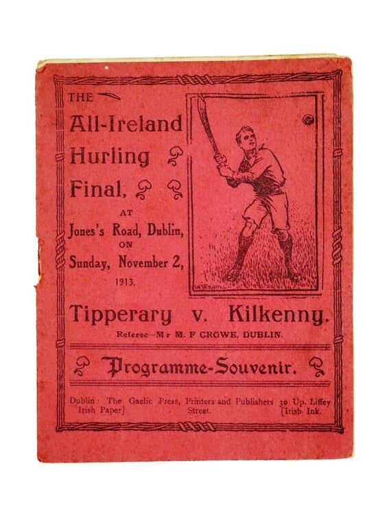 The earliest extent All-Ireland programme