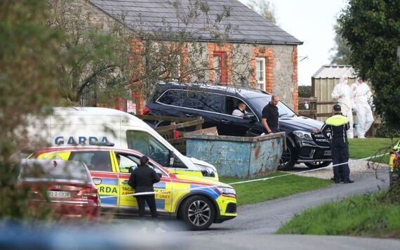 Police outside the O'Connor family home, the crime scene, in County Louth. Police outside the O'Connor family home, the crime scene, in County Louth.