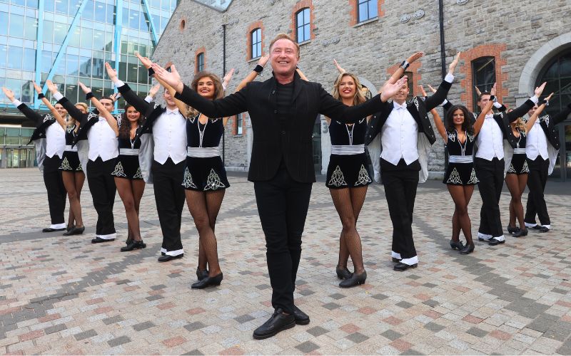 September 24, 2025: Michael Flatley in front of the 3Arena in Dublin, announcing details of the 30th anniversary celebrations of Lord of the Dance. (RollingNews.ie) September 24, 2025: Michael Flatley in front of the 3Arena in Dublin, announcing details of the 30th anniversary celebrations of Lord of the Dance. (RollingNews.ie)