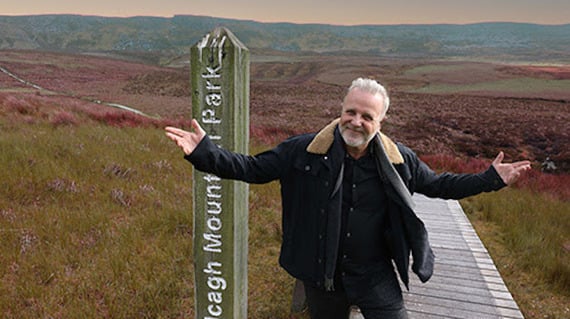 Michael on the Stairway to Heaven.