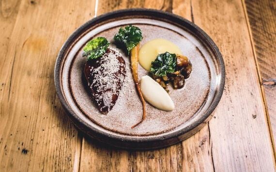 Fine dining at the Muddlers Club, County Antrim.