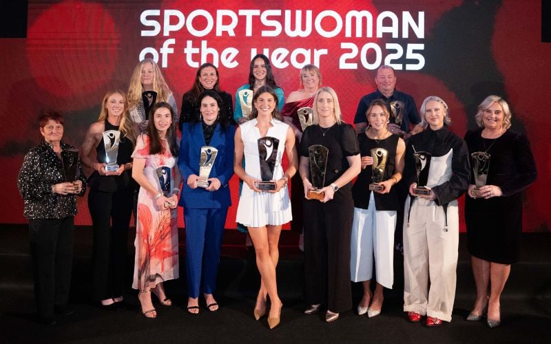 Sportswoman of the Year 2025 honorees. (Barry Cronin)
