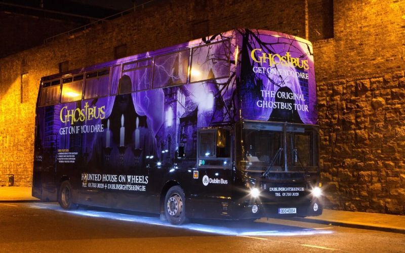 Ghostbus Tour, Dublin City. (Ireland's Content Pool / Failte Ireland) Ghostbus Tour, Dublin City. (Ireland's Content Pool / Failte Ireland)