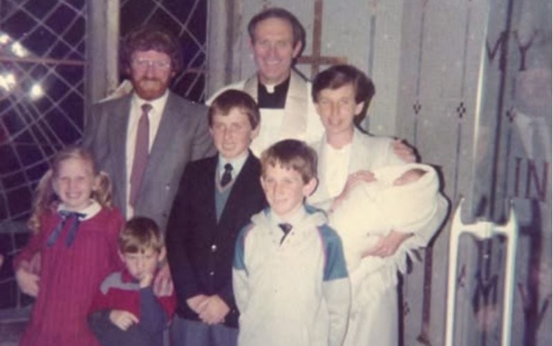 Gemma Allen and her family, in Cork, in 1984. Gemma Allen and her family, in Cork, in 1984.
