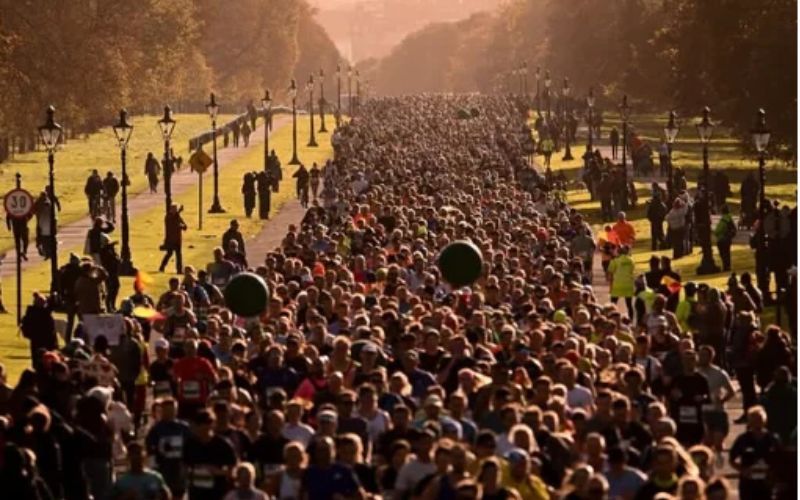 The Phoenix Park on the morning of the 2026 Dublin Marathon.